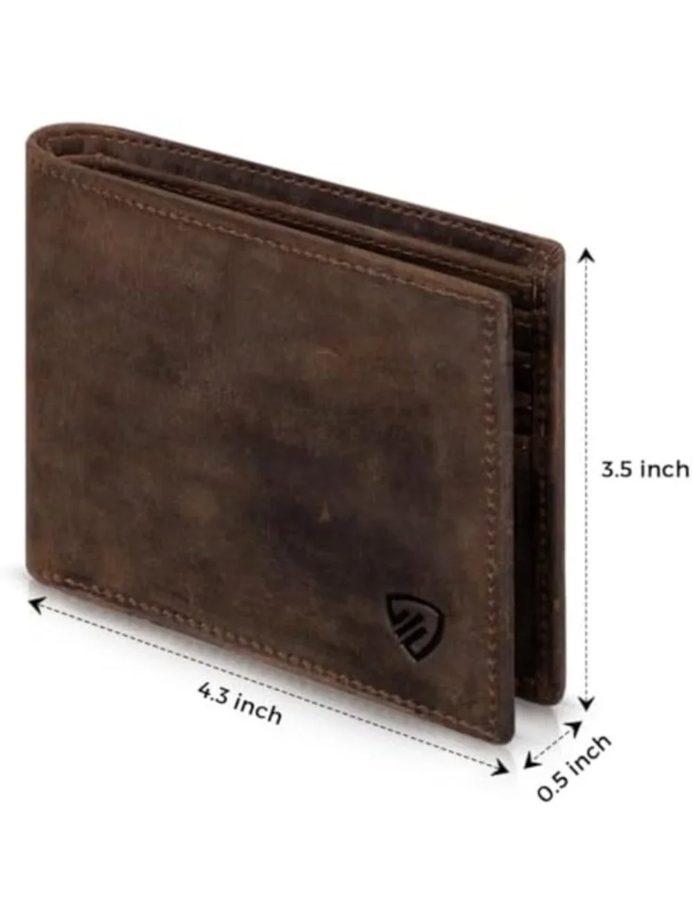 Slim Bifold RFID Blocking Leather Wallet for Men | Front Pocket Design, Stylish